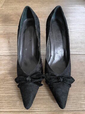 Browns High Heel Black Shoes Size 8